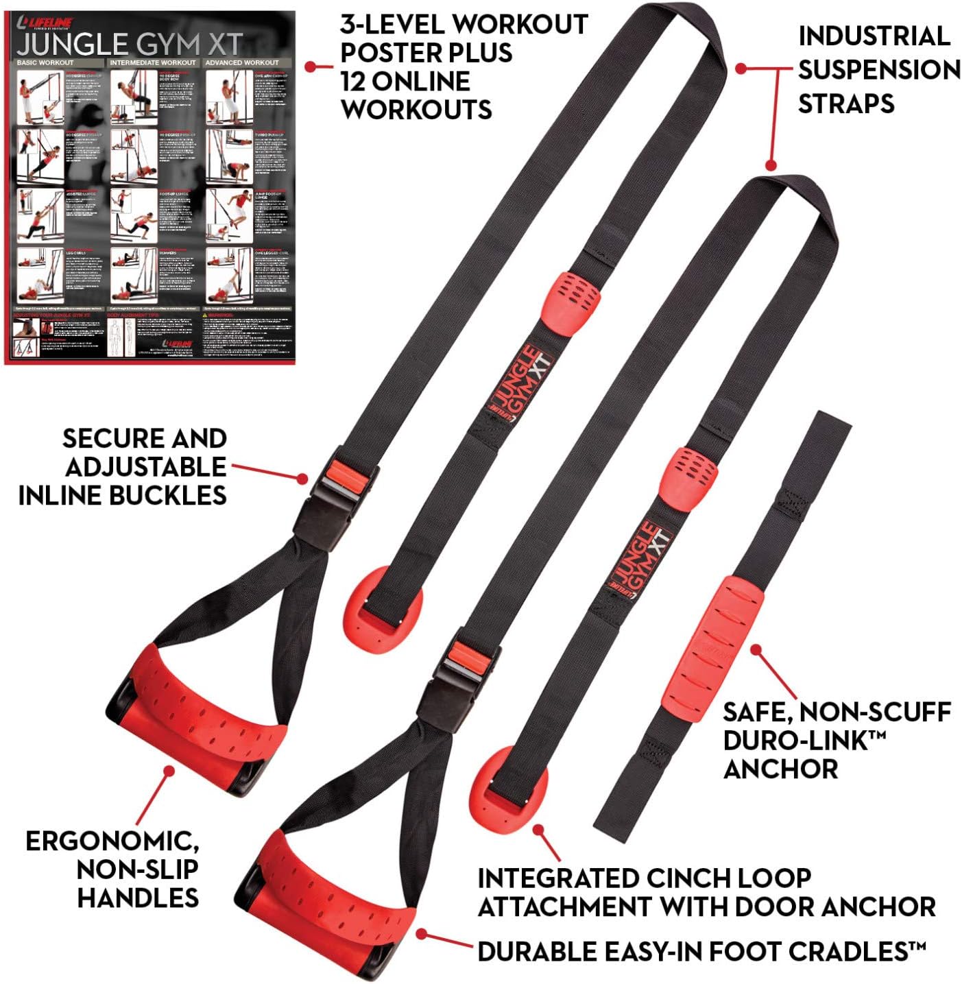 Lifeline Jungle Gym XT — Take your suspension training to the next level
