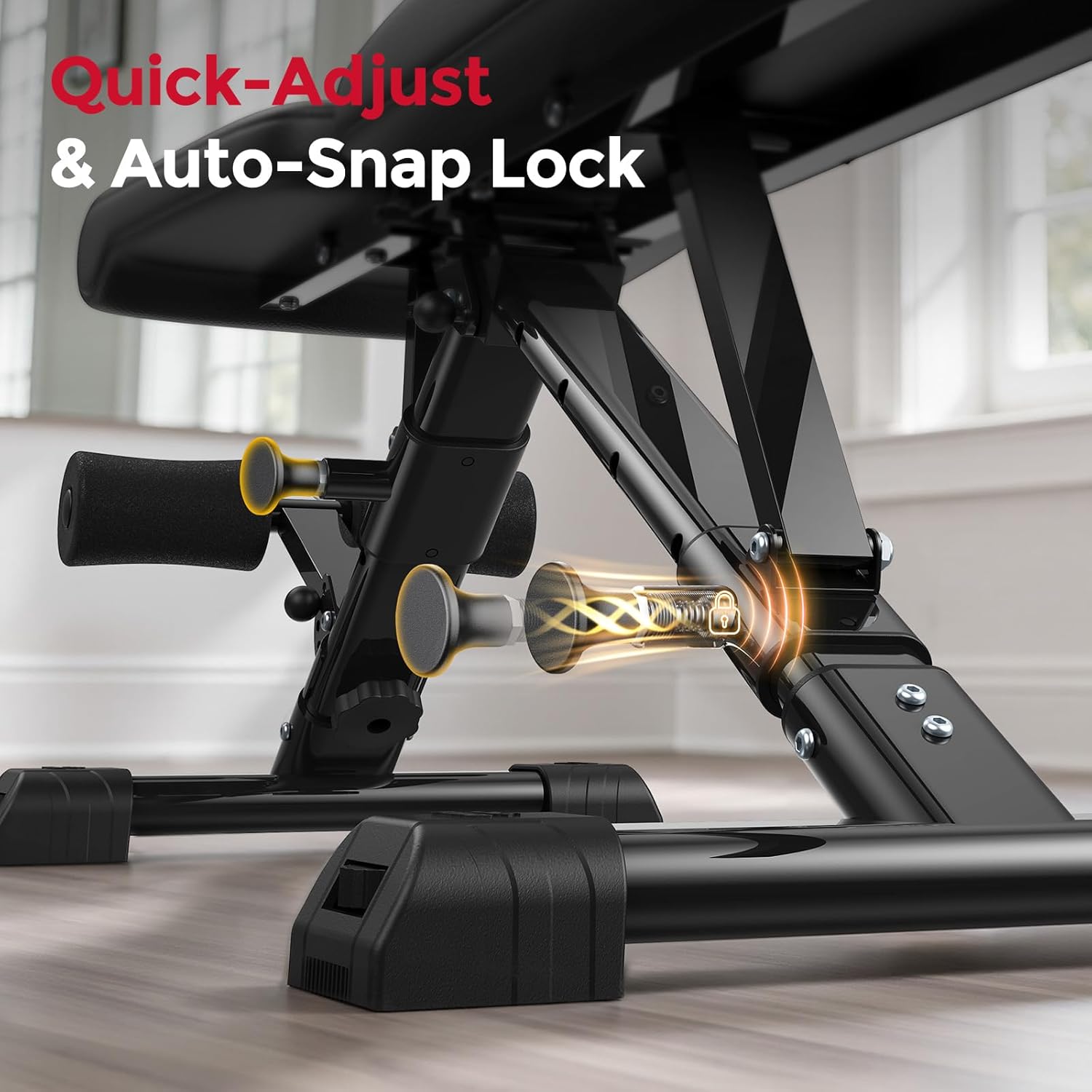 FLYBIRD WB5 Weight Bench — 144 Adjustable Positions for Full-Body Training