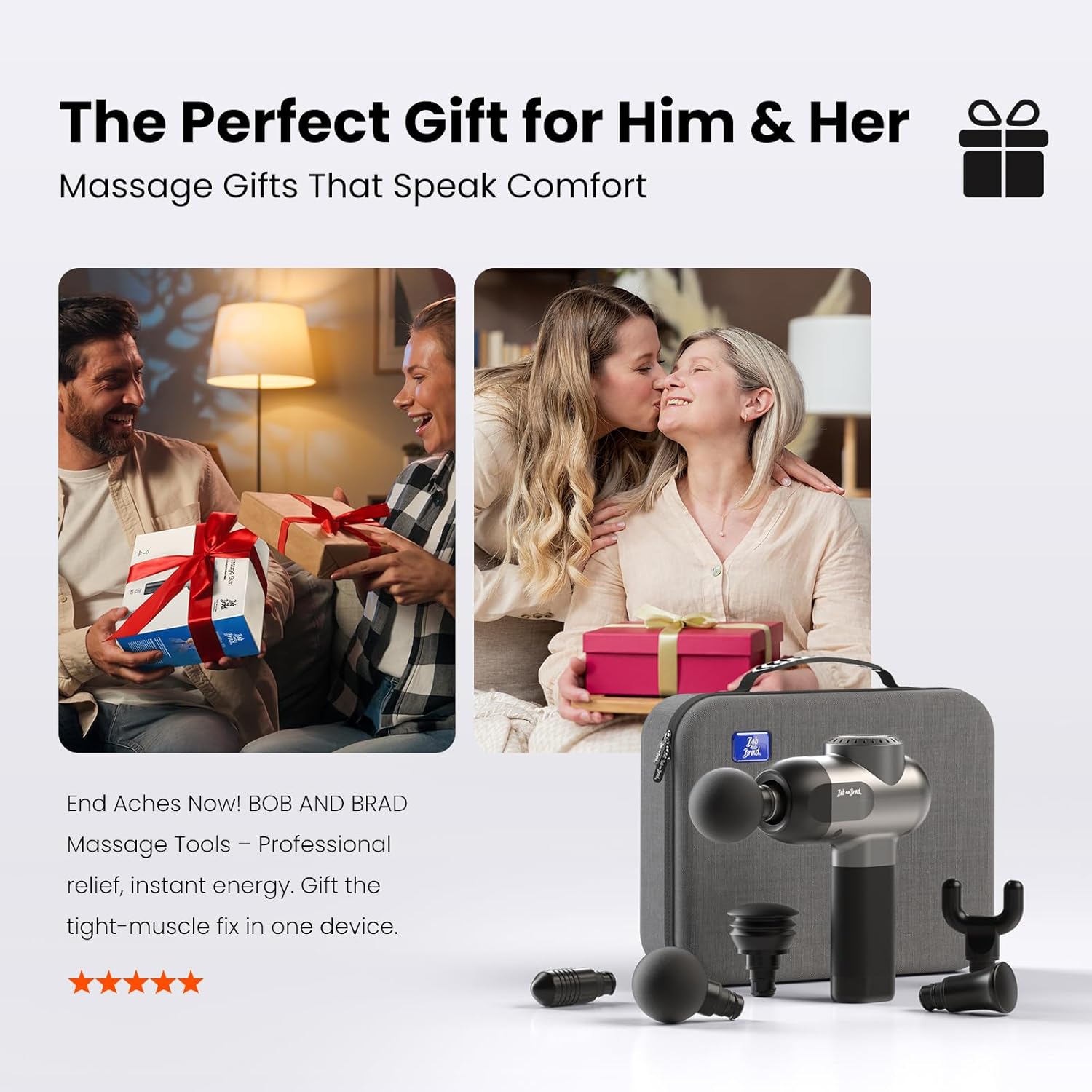 Bob and Brad C2 Massage Gun — Uniquely Elegant