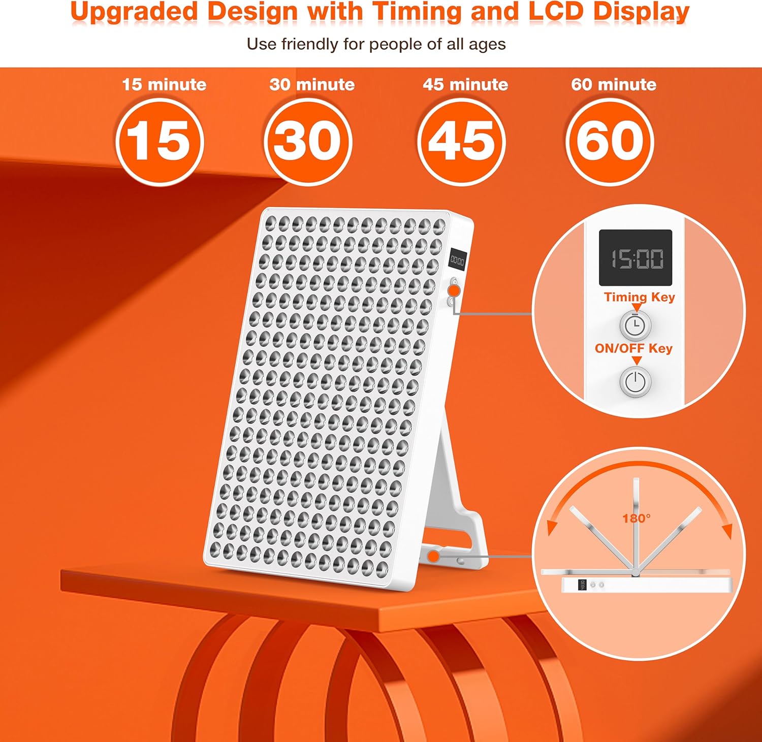 Aptoyu Red Light Therapy Panel — Facial Beauty and Pain Relief