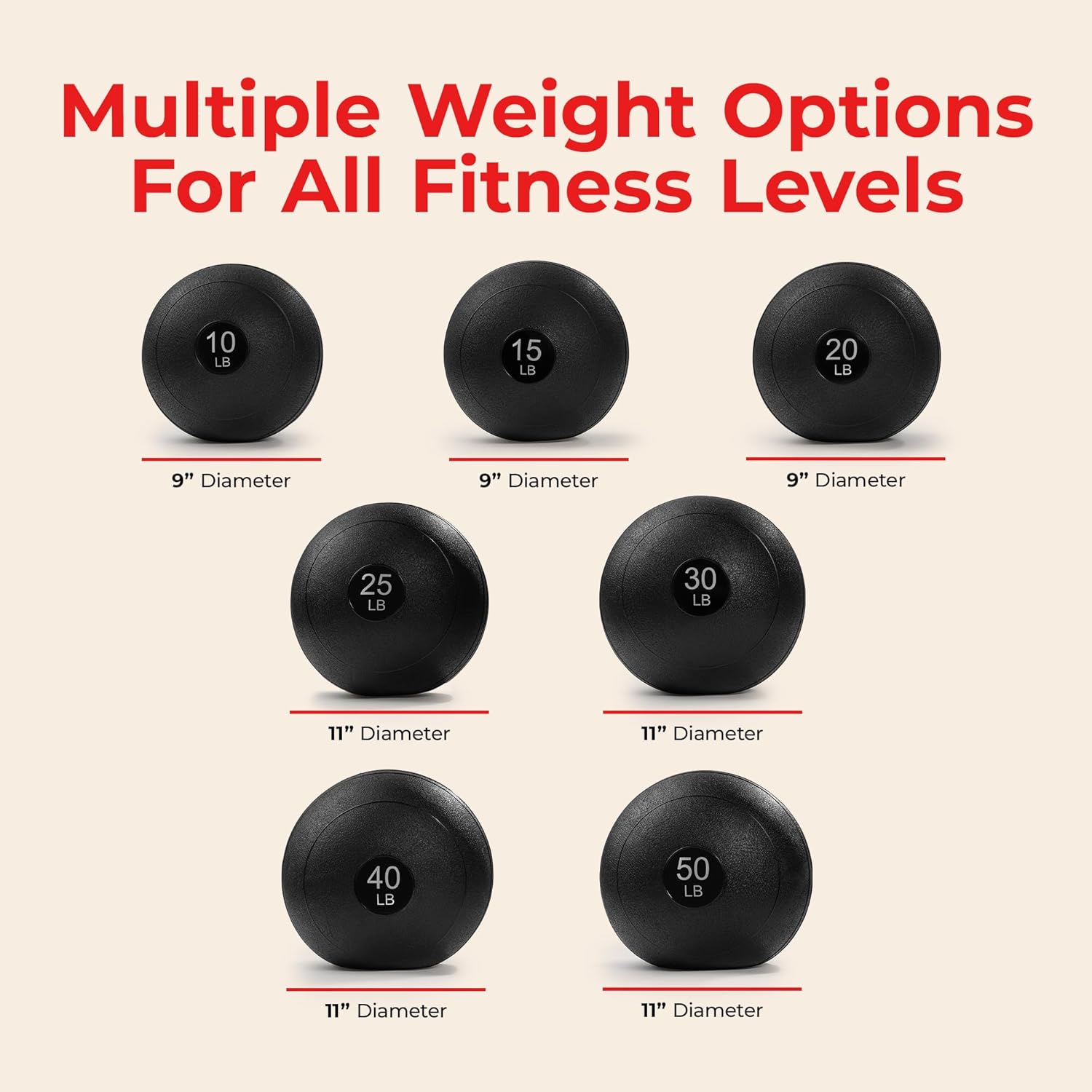 Sunny Health Slam Ball — Boosts Power & Relieves Stress