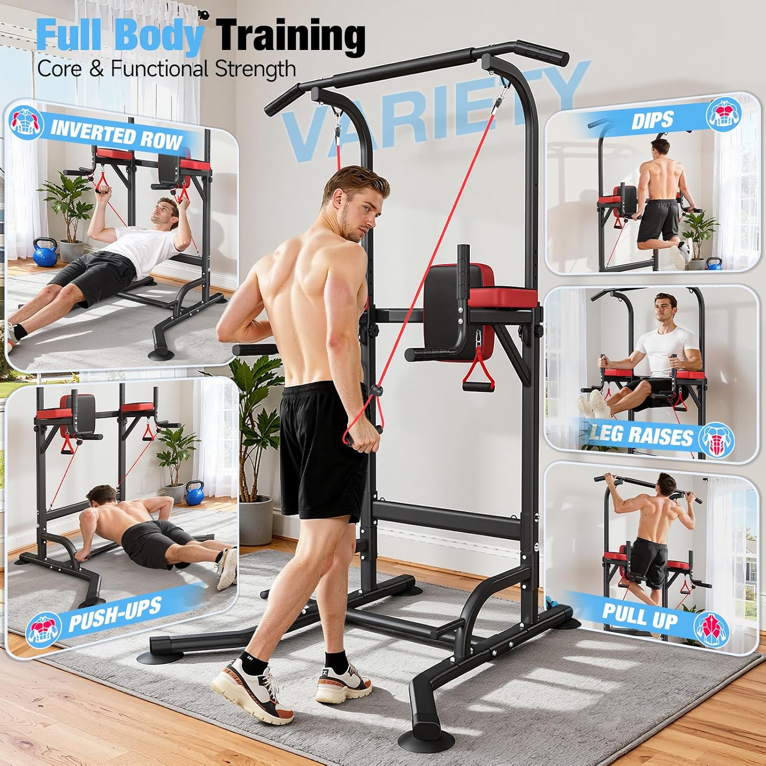 Dskeuzeew Power Tower — Multifunctional Strength Tower