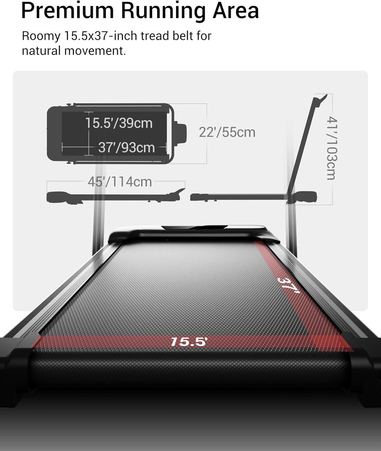 LONTEK 3-in-1 Walking Pad — Powerful & Quiet Motor